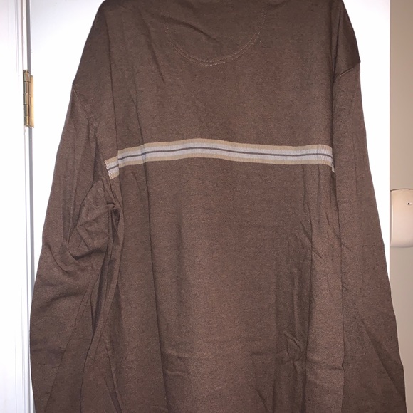 Van Heusen brown polo sweater - Picture 3 of 3